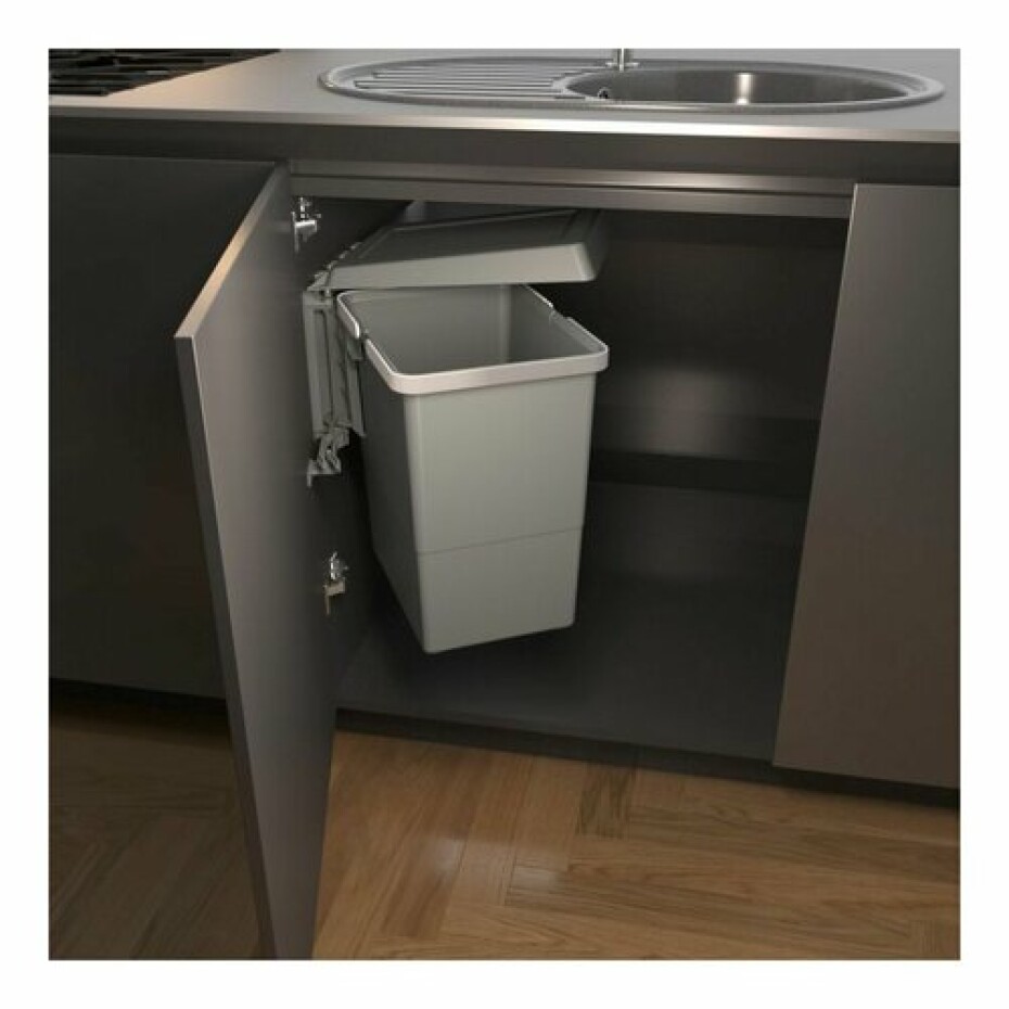 Elletipi Vestavný odpadkový koš SWING - na dvířka, 15 l, 15 l - main (5)