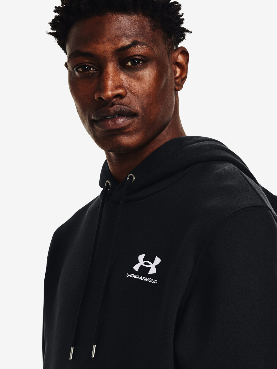 Pánská mikina Under Armour  Essential Fleece Hoodie-BLK XXL - main (2)