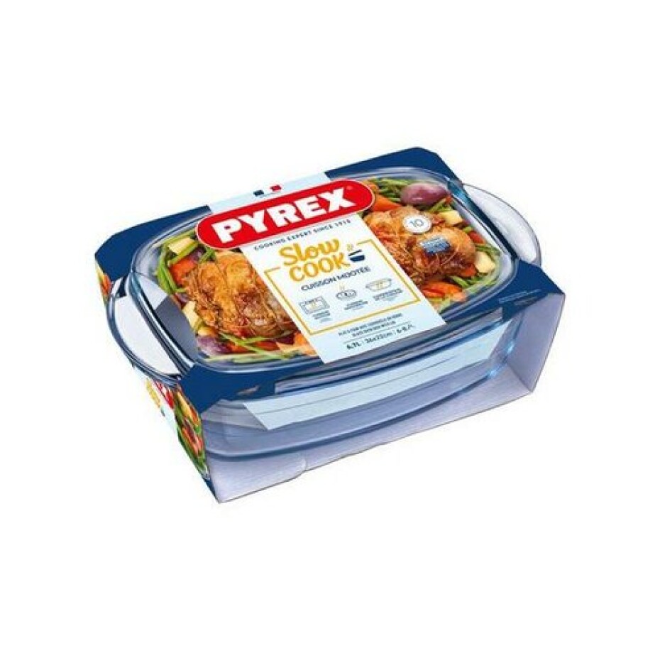 Pyrex Skleněná zapékací mísa s víkem, 6,7 l - main (1)