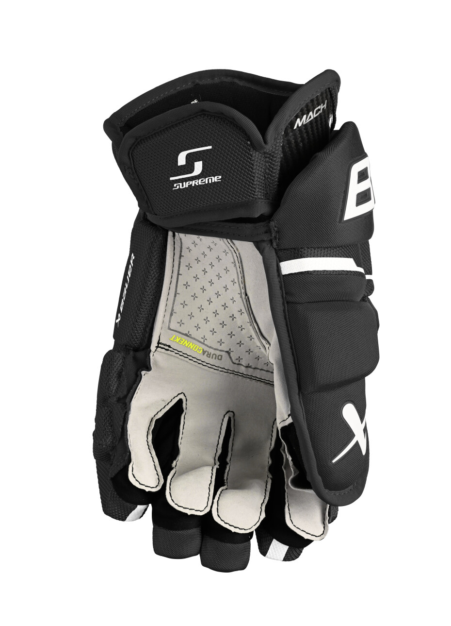 Hokejové rukavice Bauer Supreme MACH Black/White Senior 15 palců - main (1)
