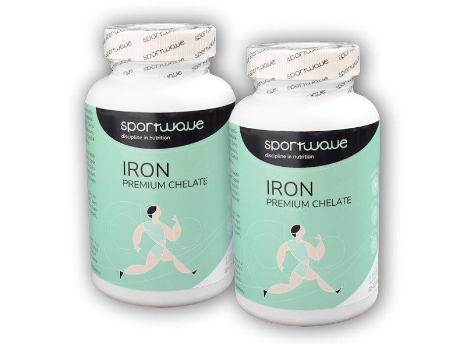 Sportwave 2x Iron premium chelate 120 kapslí - main (0)