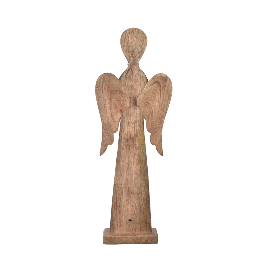 4Home Dekorace z mangového dřeva Angel, 57 cm - main (1)