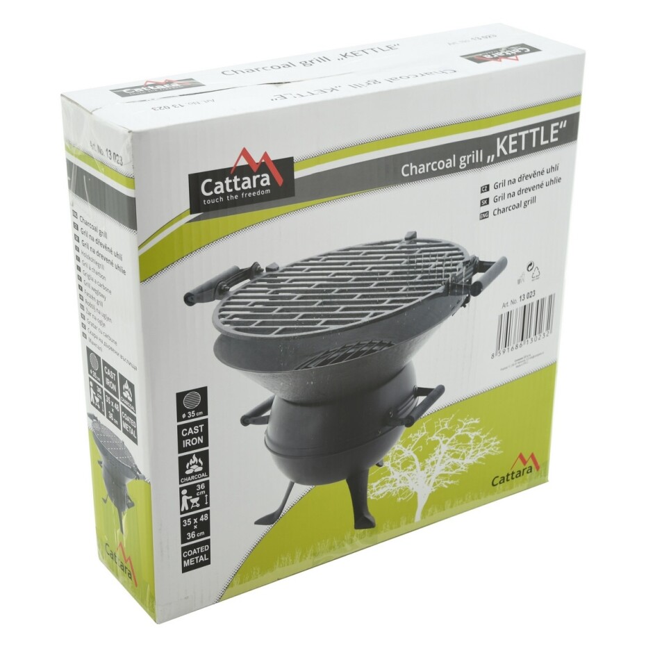 Cattara 13023 Gril na dřevěné uhlí Kettle, 48 x 37 x 36 cm - main (5)