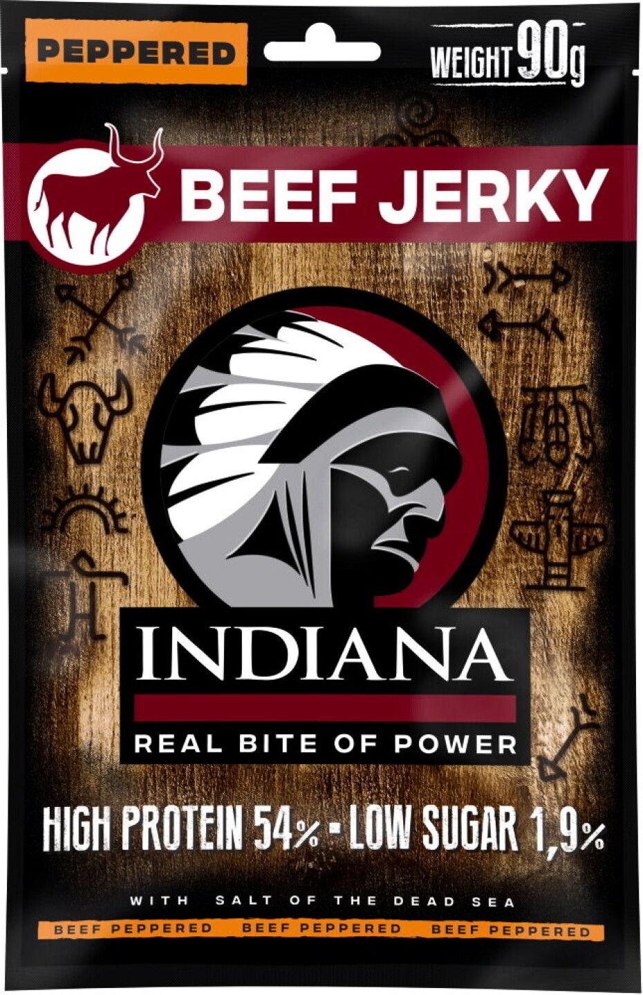 Indiana Pork Jerky Original 90 g - main (4)