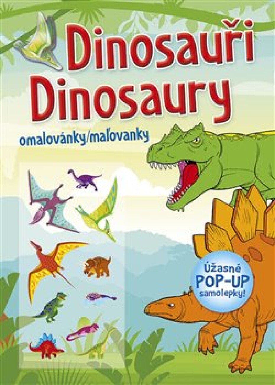 Omalovánky/Maľovanky - Dinosauři / Dinosaury - main (0)