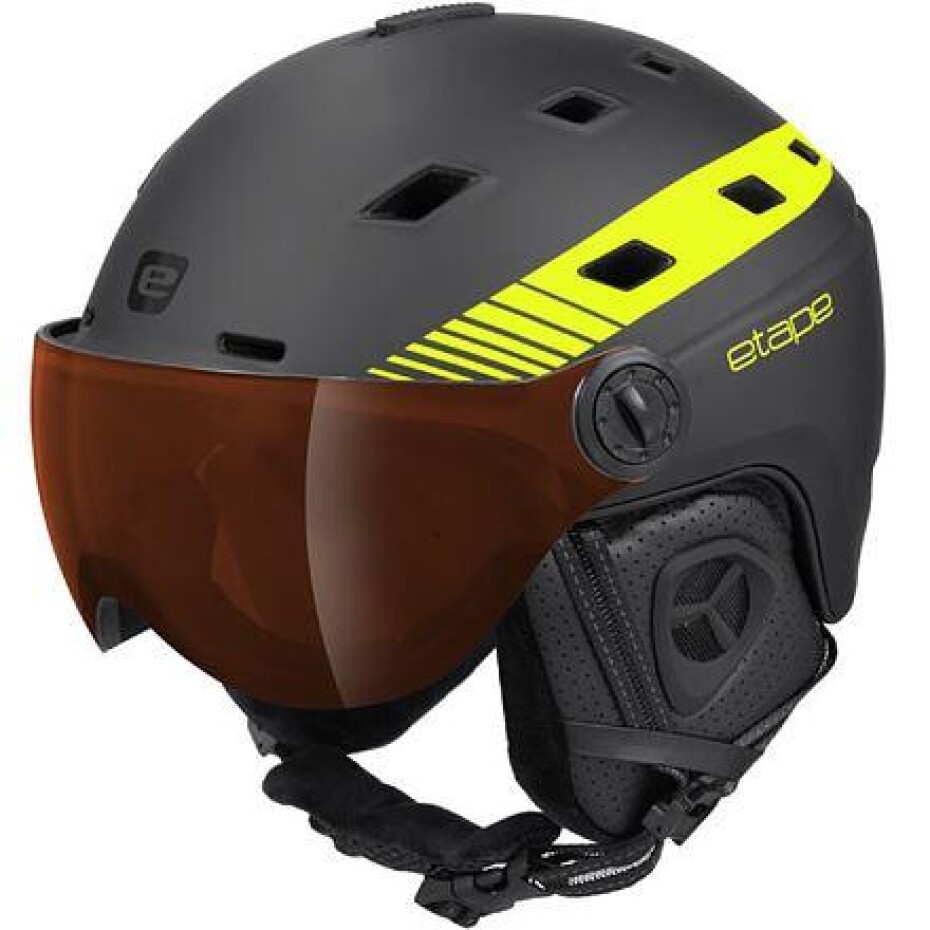 Etape Davos PRO lyžařská helma černá-žlutá fluo - main (0)