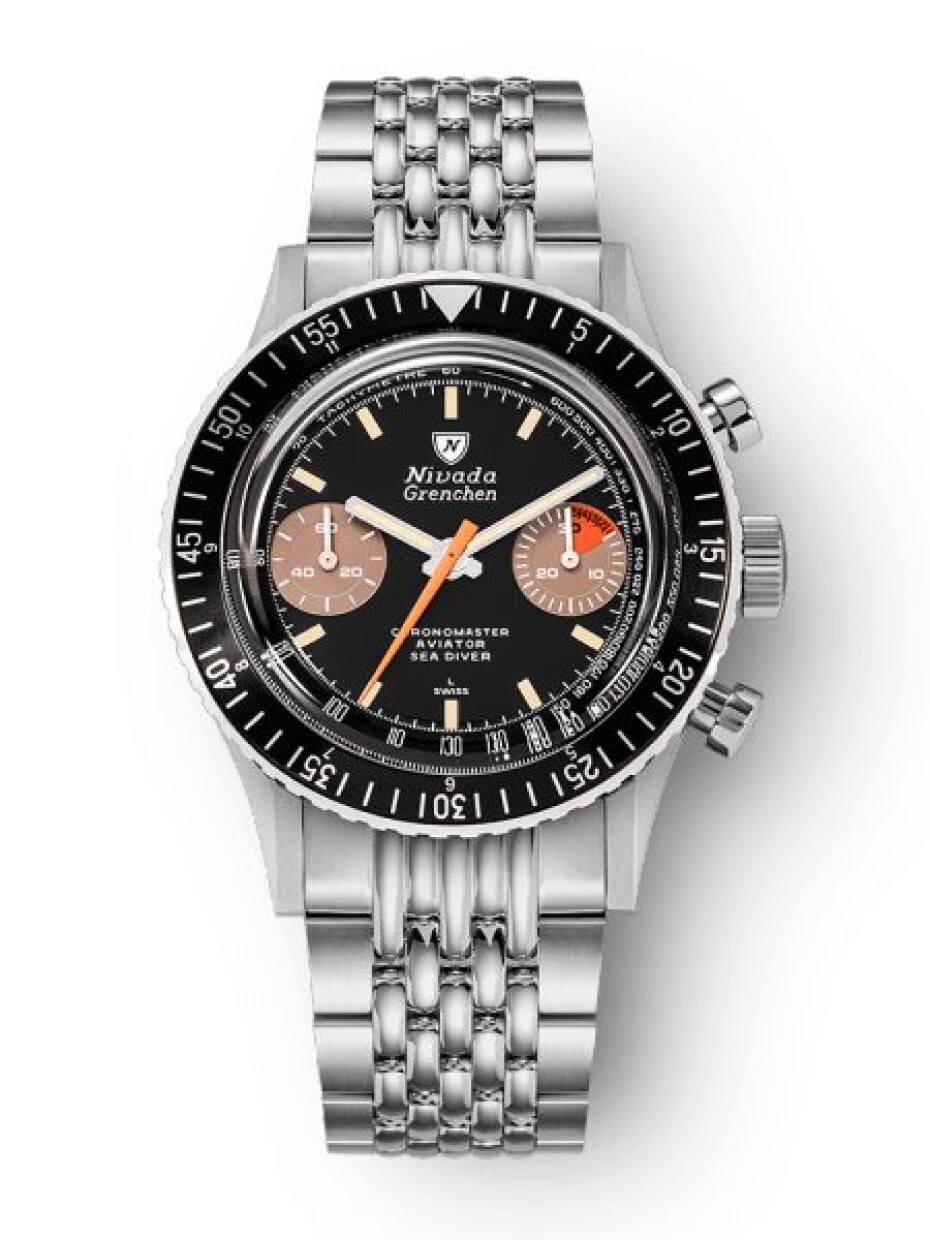 Nivada Grenchen Chronomaster Orange Boy Inter. Bezel - Manual - Oyster - main (1)