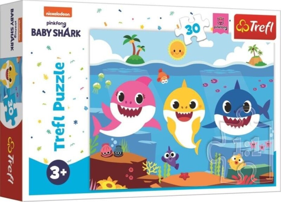 Trefl Puzzle Baby Shark - Podmořský svět žraloků 30 dílků - main (0)