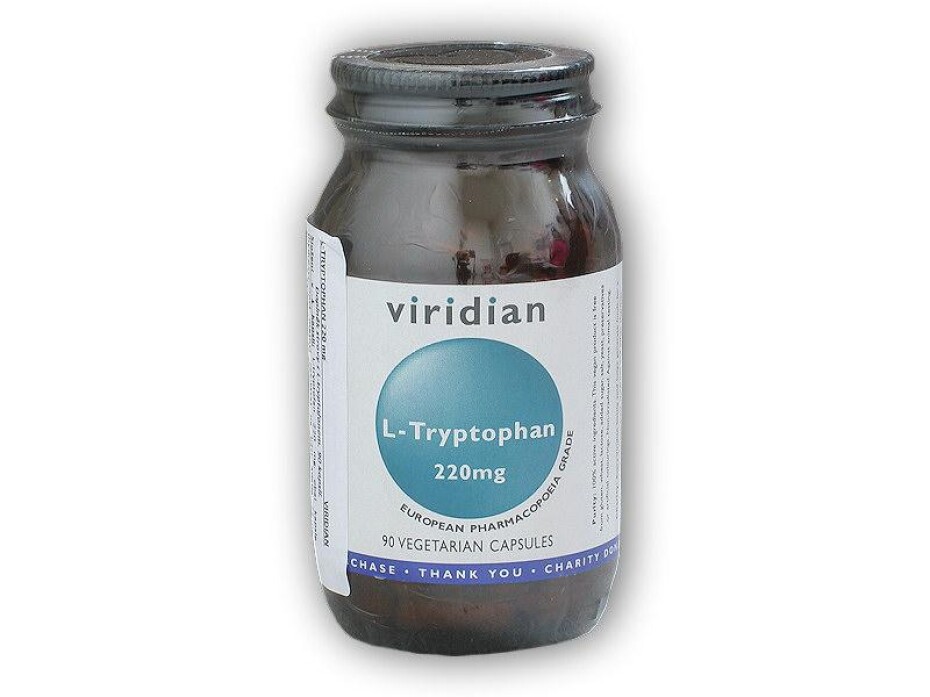 Viridian L-Tryptophan 220mg 90 kapslí - main (0)