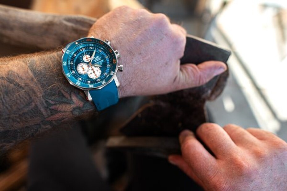 Vostok Europe Lunochod-2 Multifuncional Line YM86-620A636 - Modrý silikonový řemínek - main (8)