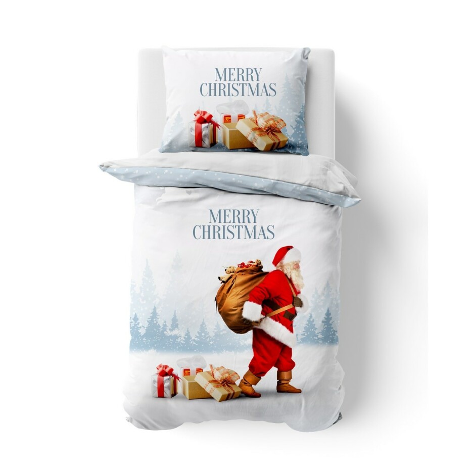 Kvalitex Bavlněné povlečení Merry Christmas 3D, 140 x 200 cm, 70 x 90 cm - main (1)