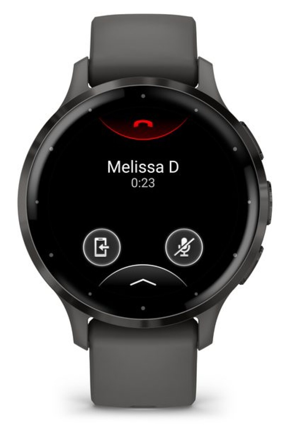 Garmin Venu® 3S Slate/Gray, Silicone band 010-02785-00 - main (2)
