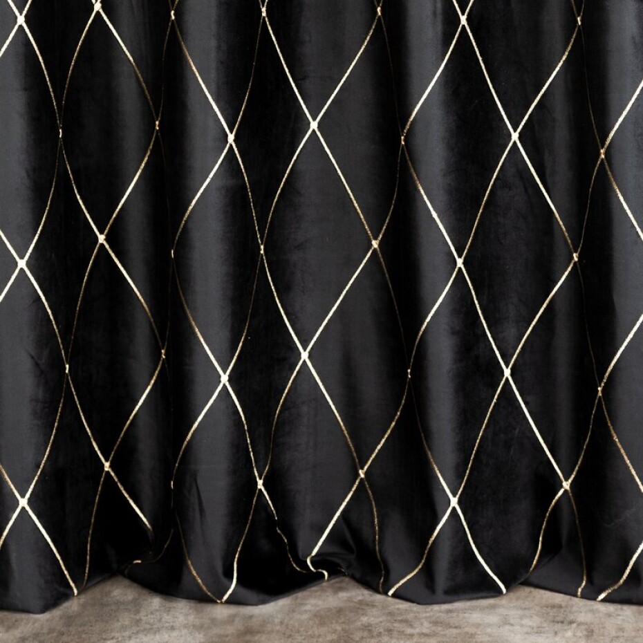 ArtFir Závěs PIERRE CARDIN MARGO K | černá 140x250 cm - main (6)