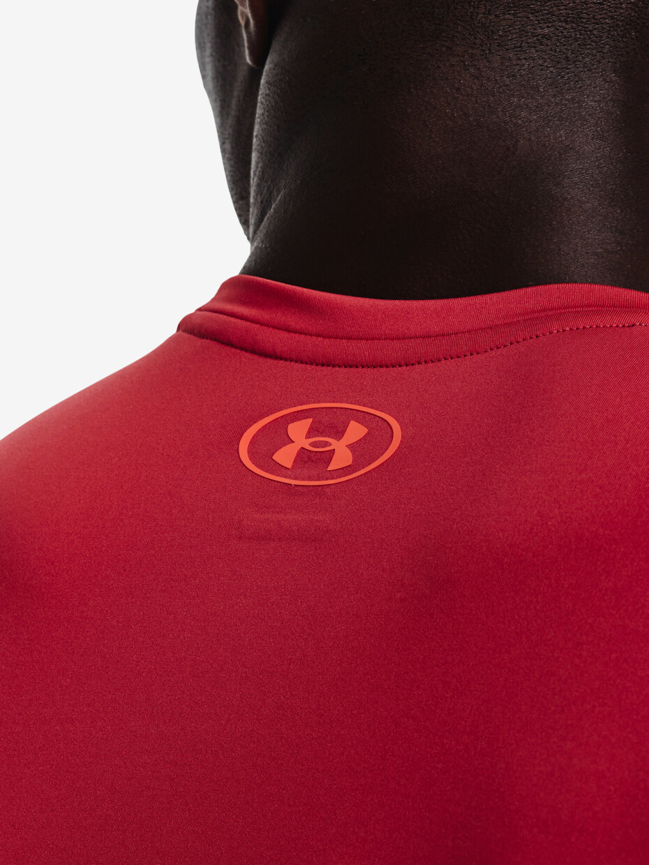 Pánské tričko Under Armour HeatGear Novelty SS-RED M - main (2)