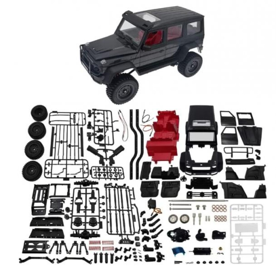 IQ models Nesmontovaný KIT MN-86K s motorem a servem černá - main (0)