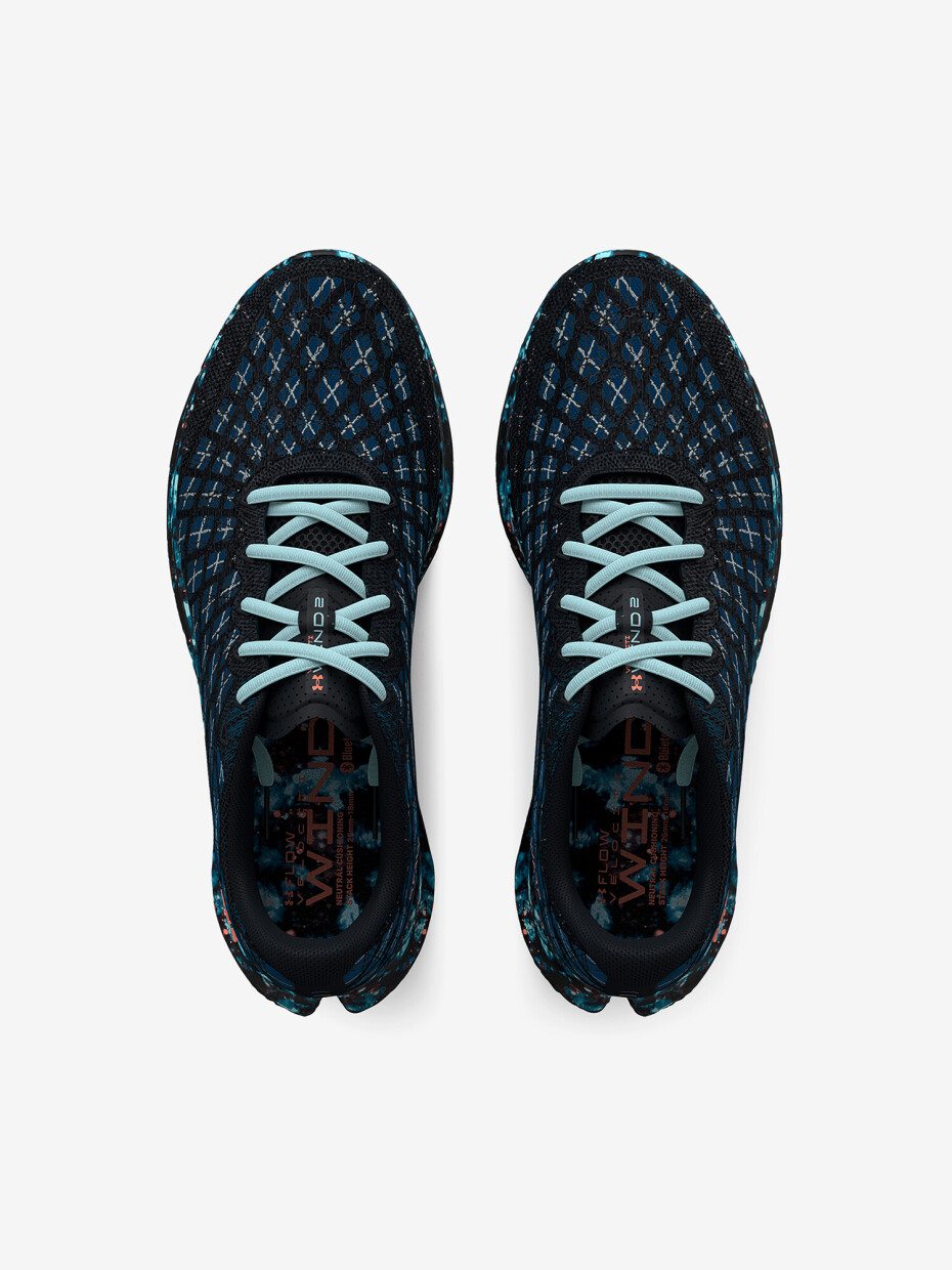 Under Armour UA FLOW Velociti Wind 2 black/black/petrol blue - main (1)