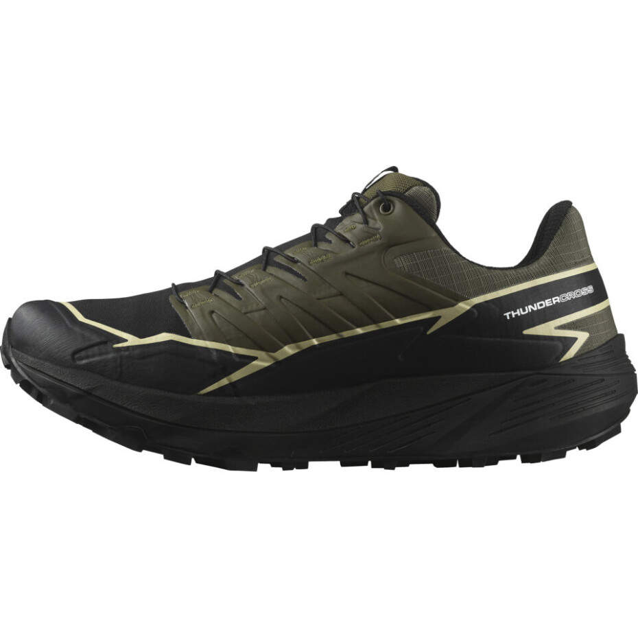 Pánská běžecká obuv Salomon Thundercross  Gore-Tex Olive Night/Black/Alfalfa  UK 9 - main (1)