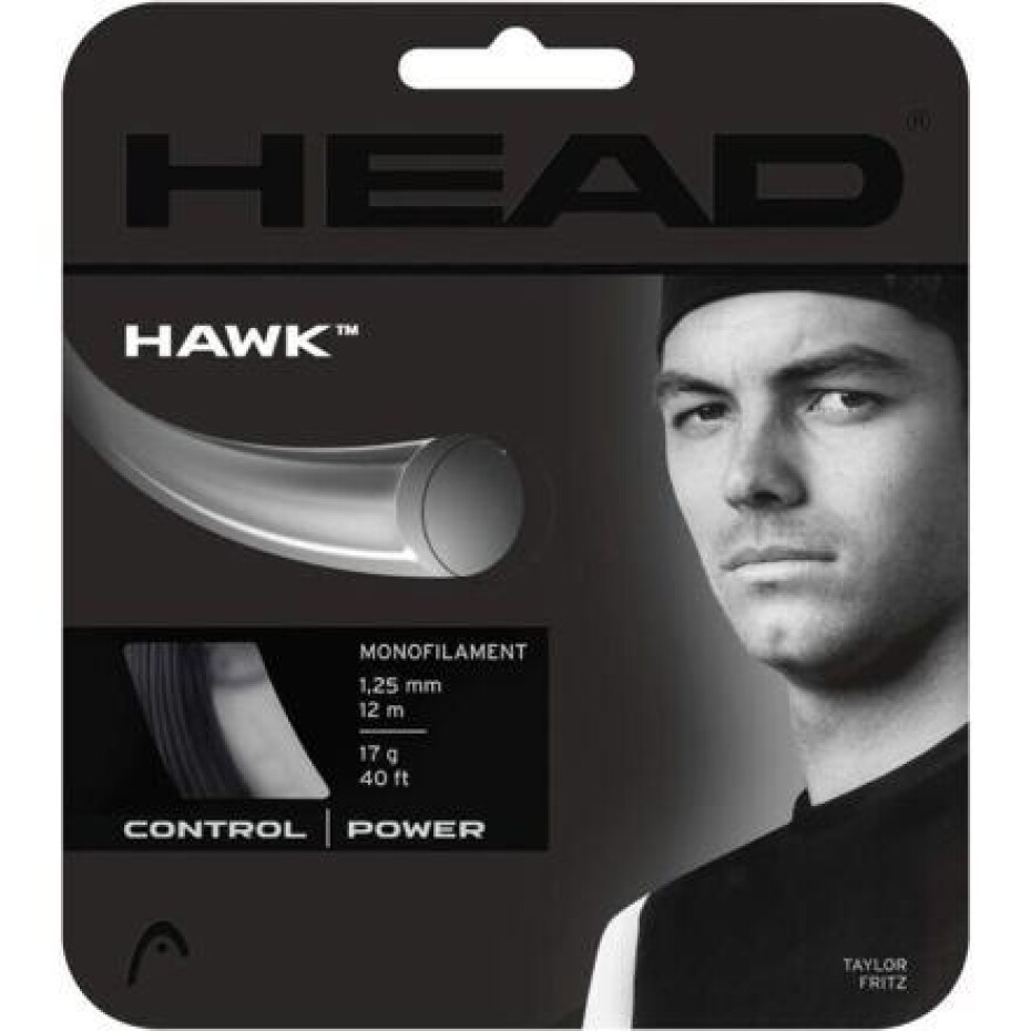 Head Hawk tenisový výplet 12 m černá - main (0)