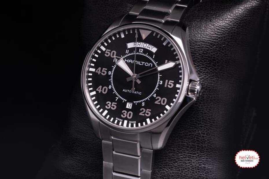 Hamilton Khaki Aviation Pilot Day Date Auto H64615135 - main (6)