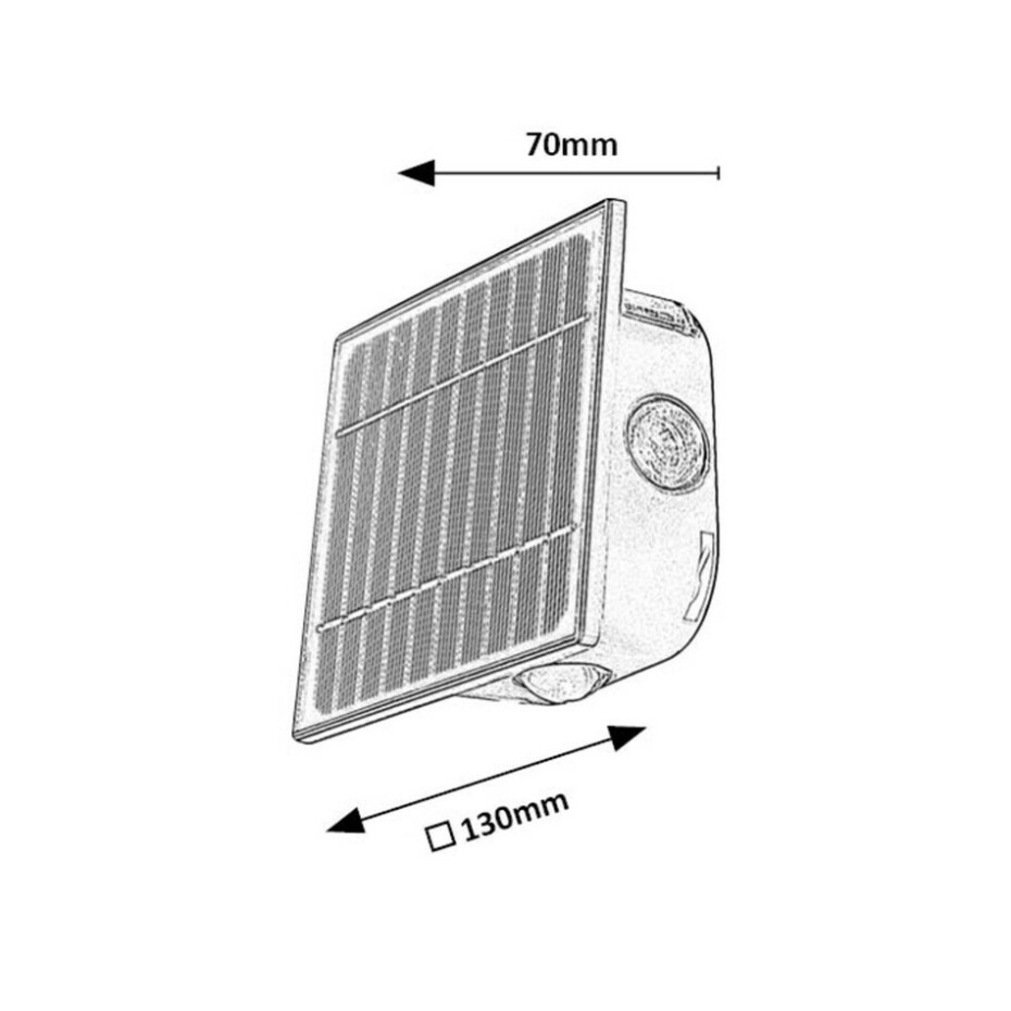 Rabalux 77034 solární nástěnné LED svítidlo Emmen - main (4)