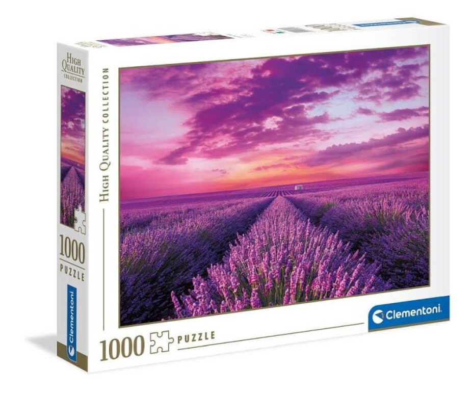 Clementoni Puzzle - Lavendule 1000 dílků - Clementoni - main (0)