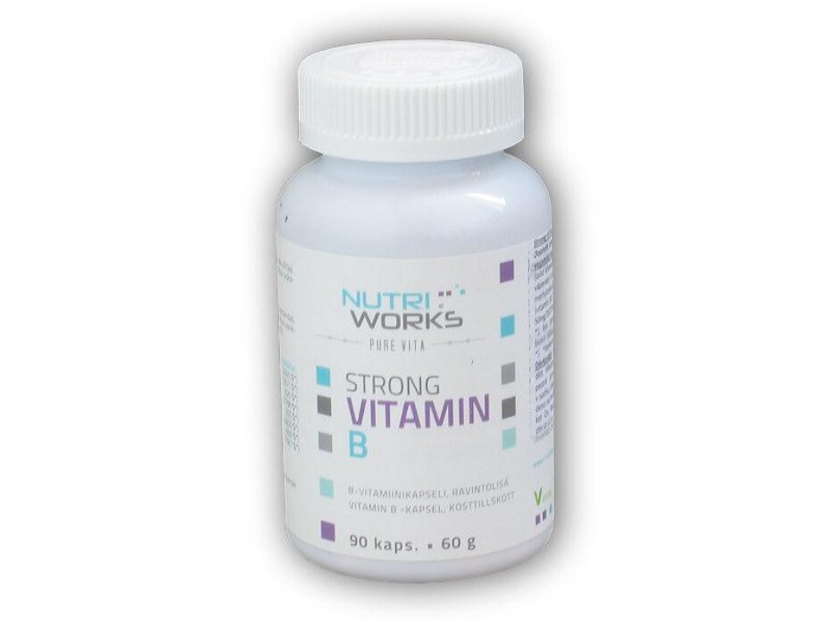 Nutri Works Strong vitamin B 90 kapslí - main (0)