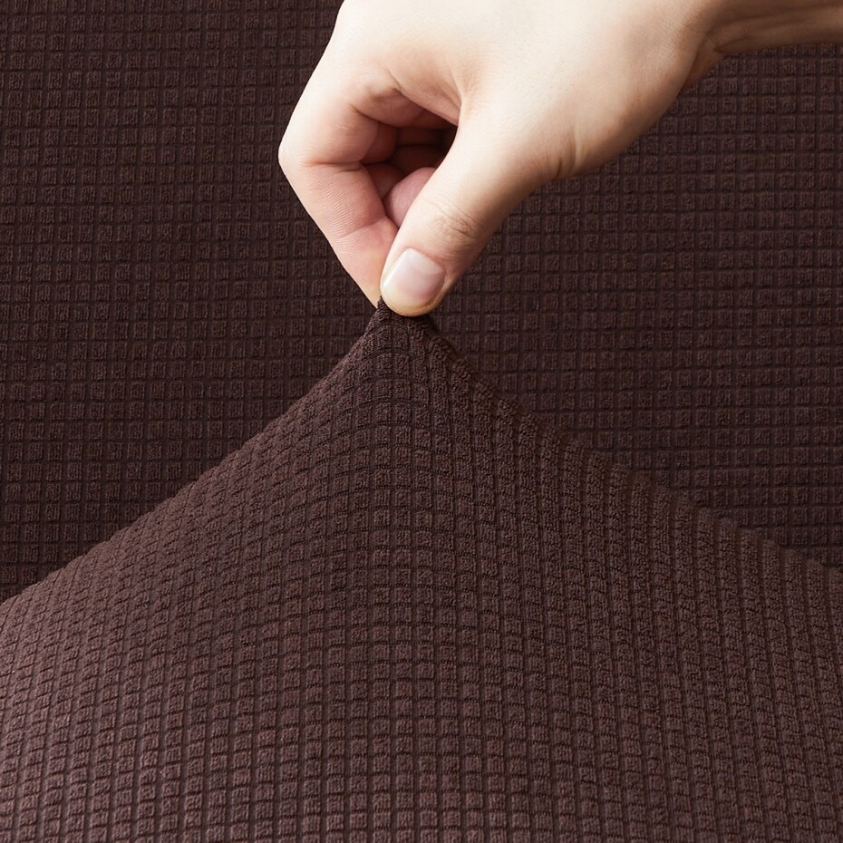 4Home Napínací potah na křeslo Magic clean tmavě hnědá, 75 - 95 cm - main (3)