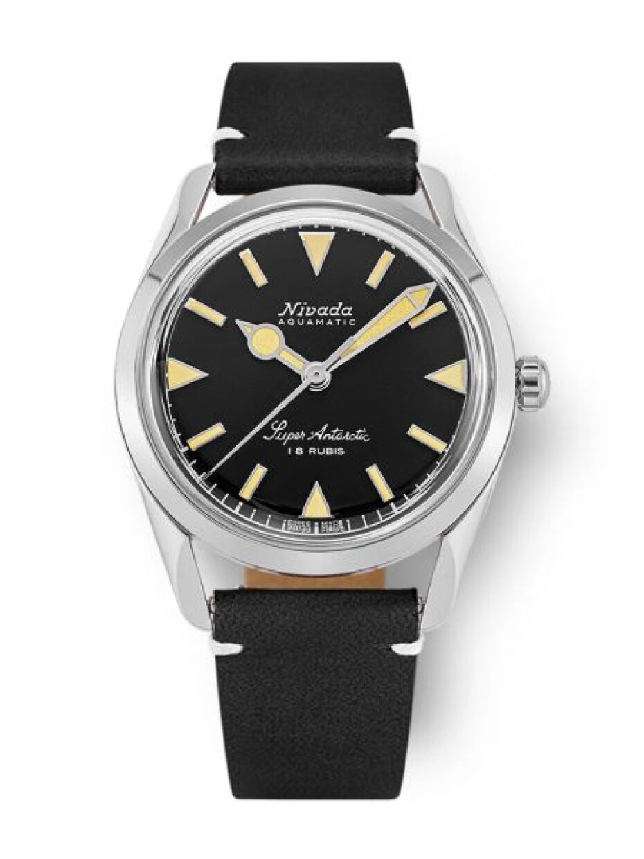 Nivada Grenchen Super Antarctic 35 mm - Black Beige Luminova - Rubber Tropic - main (5)