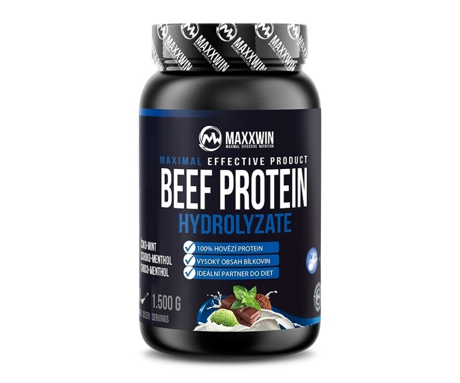 MAXXWIN Beef Protein Hydrolyzate 1500 g čokoláda - main (1)