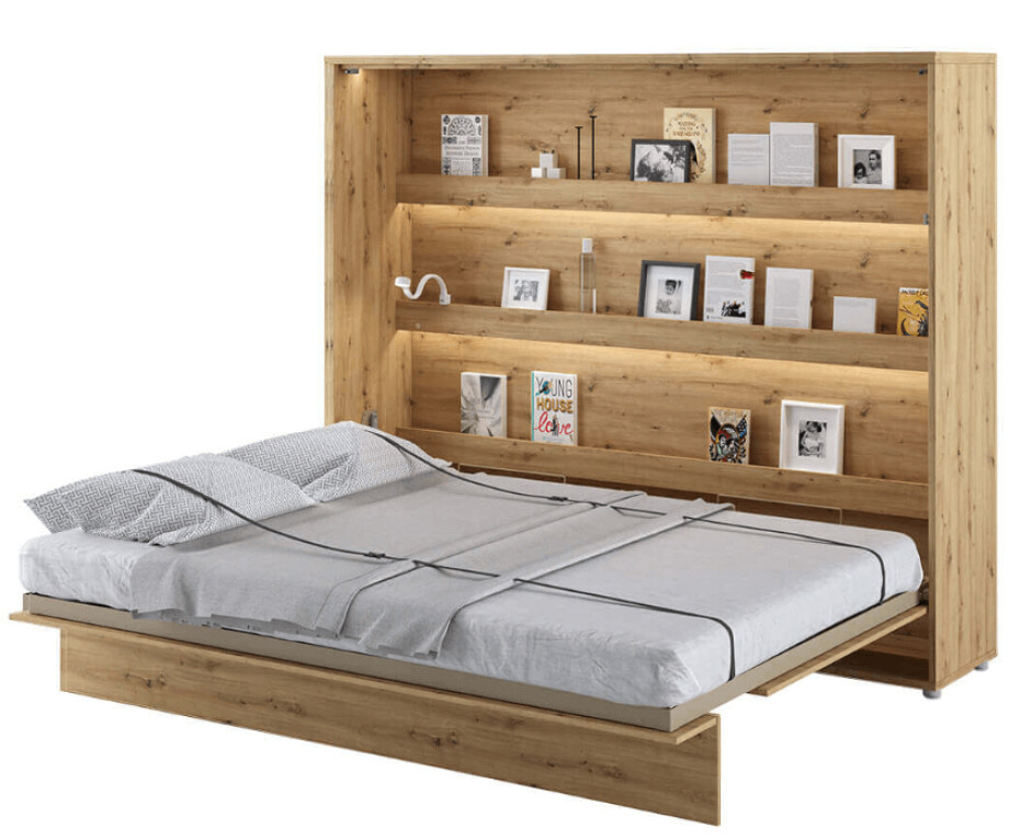 Dig-net nábytek Sklápěcí postel Lenart BED CONCEPT BC-14 | 160 x 200 cm Barva: Dub artisan - main (17)
