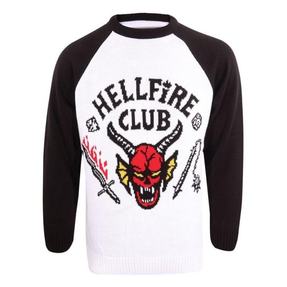 Stranger Things vánoční svetr - Hellfire club (velikost L) - main (0)