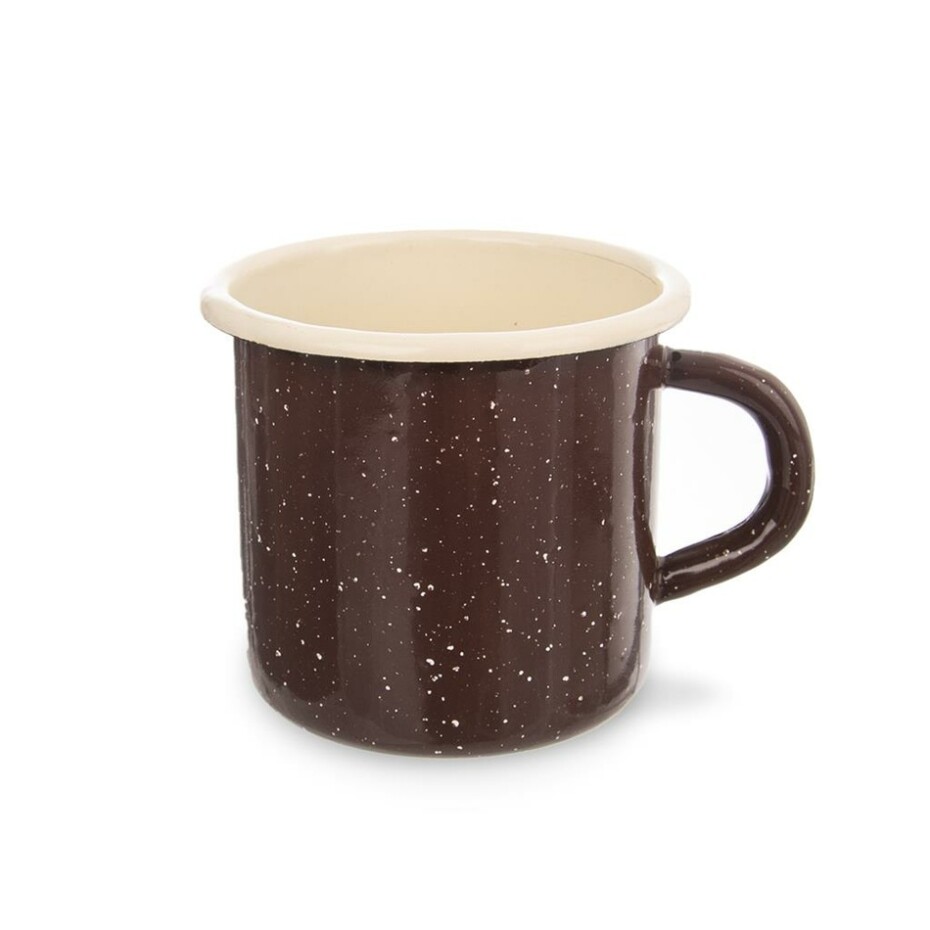 Orion Smaltovaný hrnek Brown, 8 cm  - main (0)