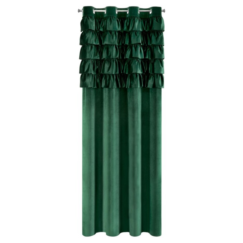 ArtFir Závěs AURA K | tmavě zelená 140 x 250 cm - main (2)