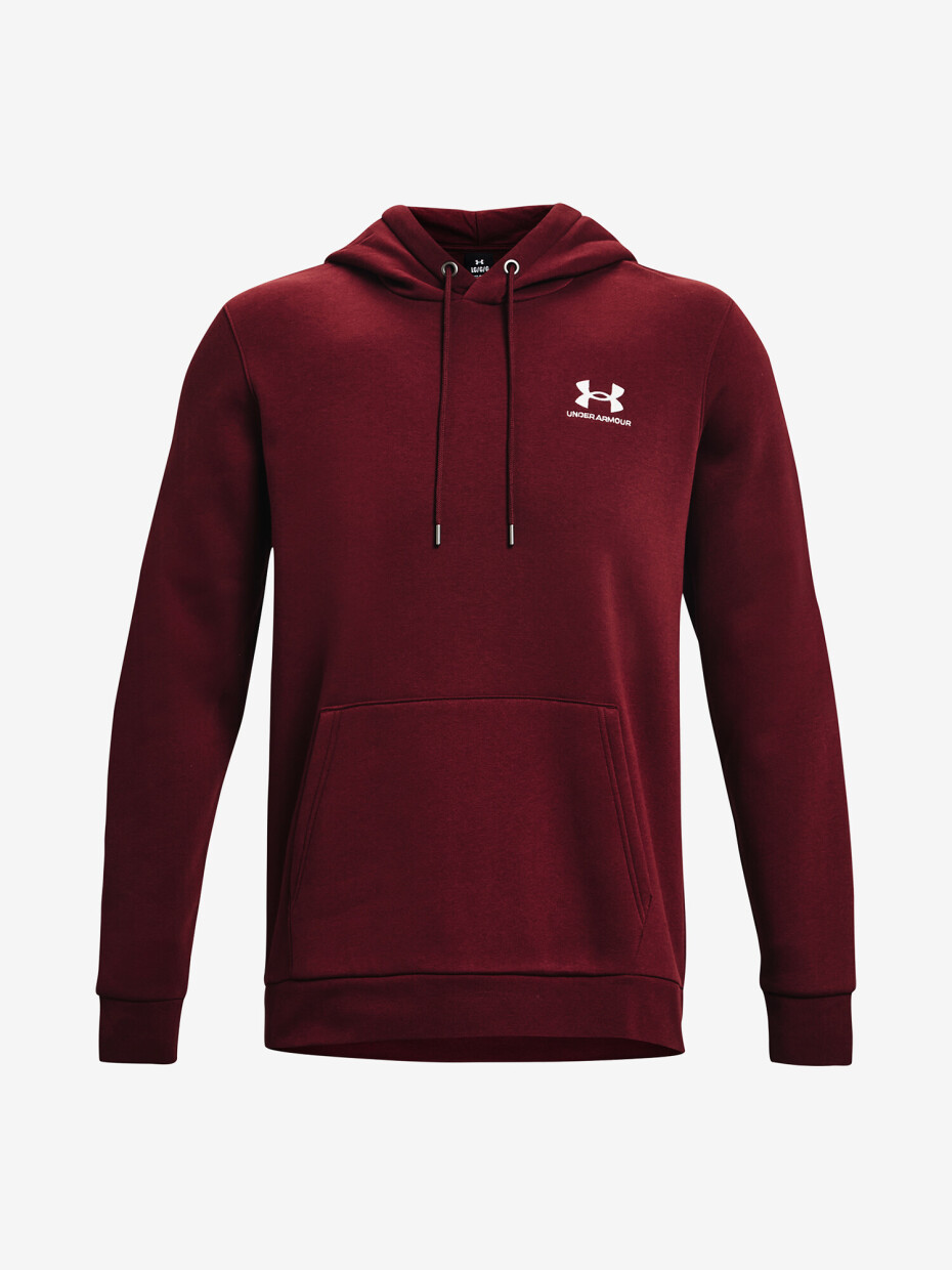 Pánská mikina Under Armour  Essential Fleece Hoodie-RED L - main (4)