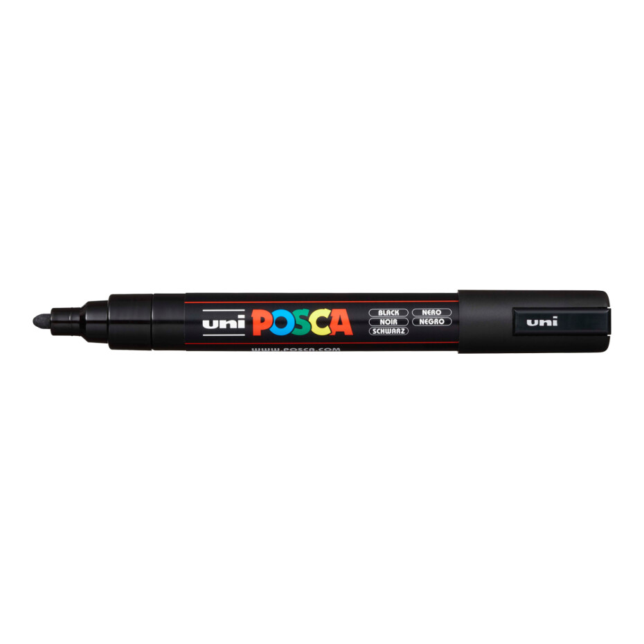 Posca popisovač PC-5M, 1,8 - 2,5 mm, černá (24) - main (0)
