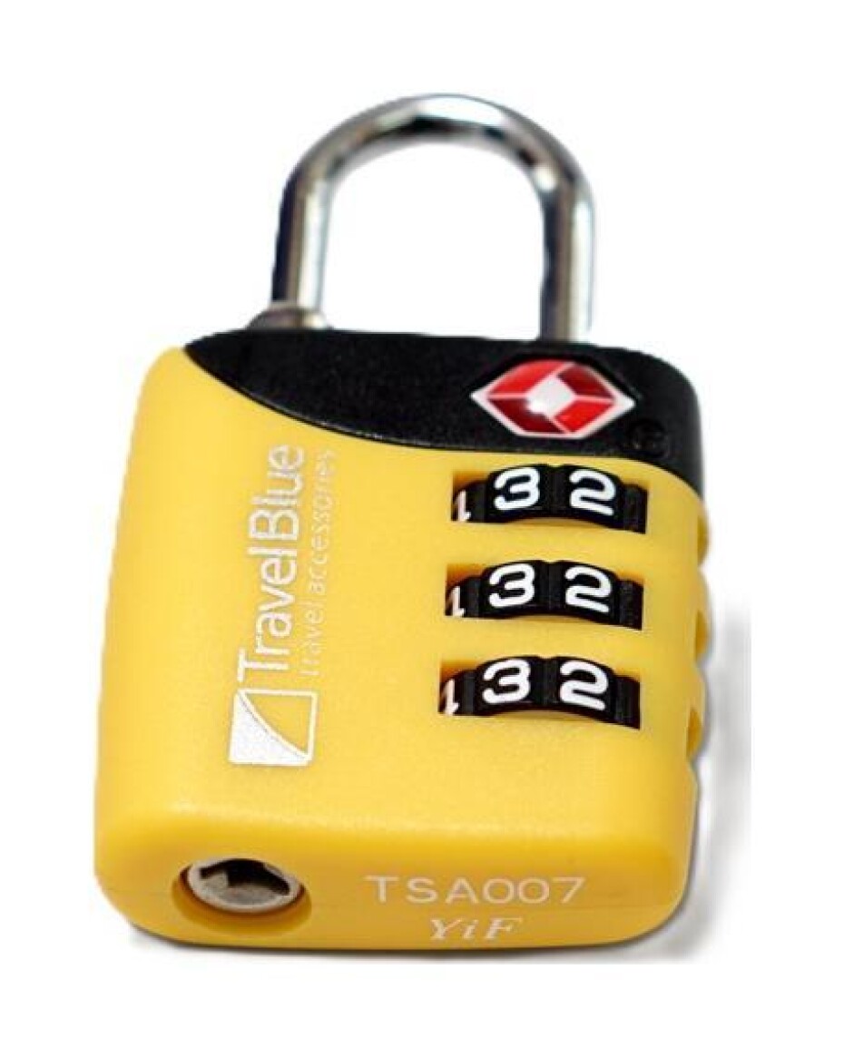 Travel Blue Combi TSA Lock Yellow - main (0)