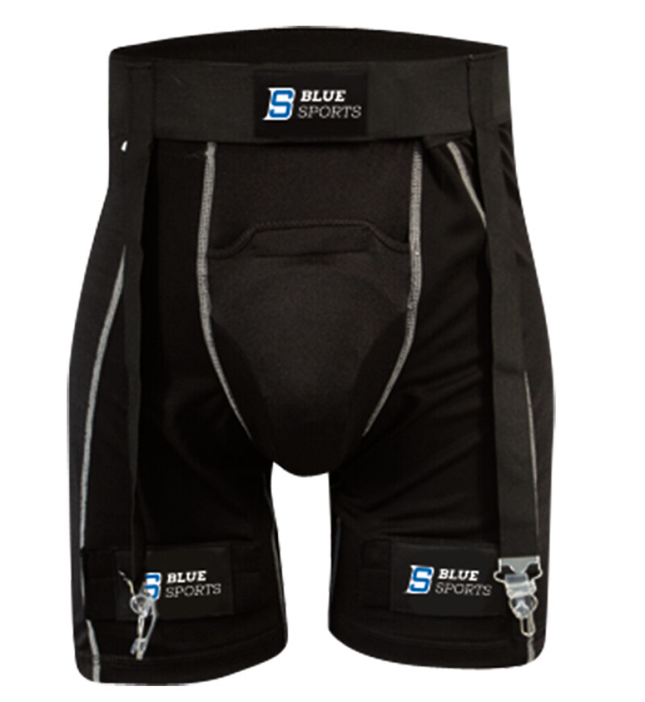 Kompresní šortky se suspenzorem Blue Sports  Compression Senior S - main (1)