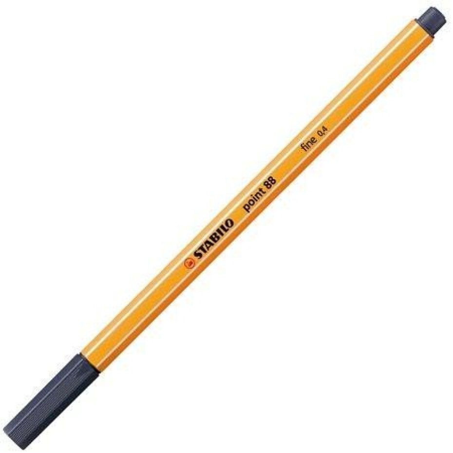 Popisovač STABILO point liner 88 šedý tmavě, 1.  vydání - main (0)