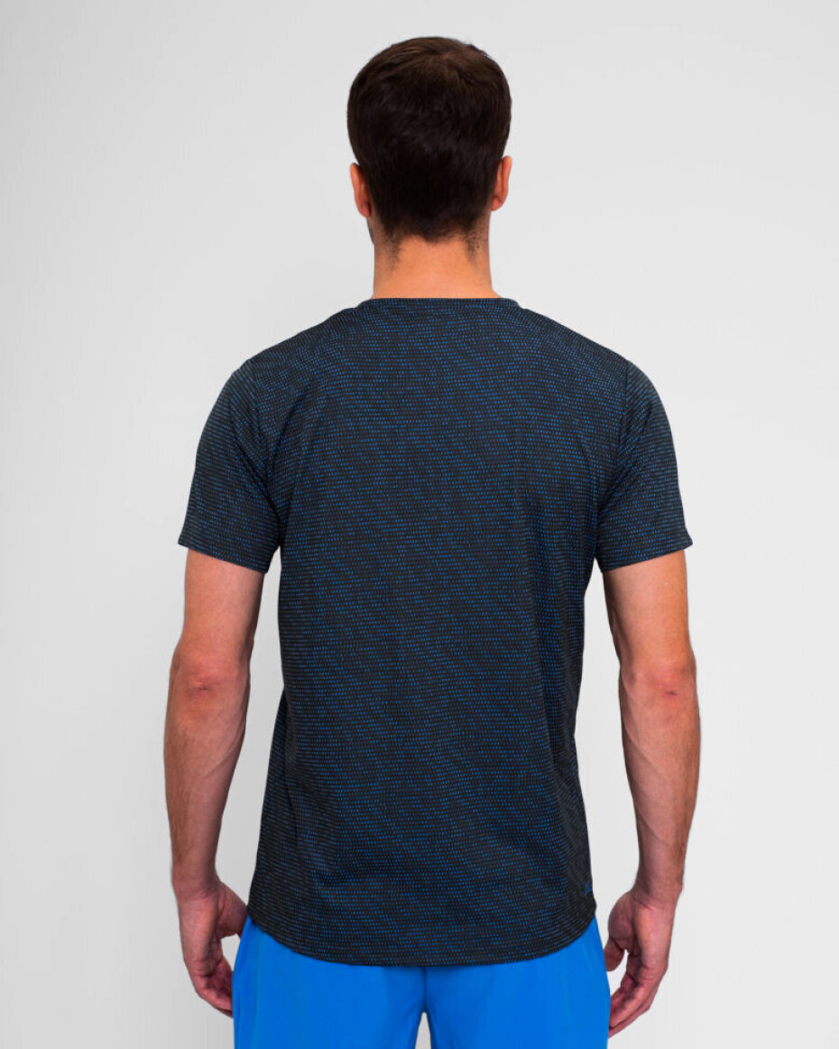 Pánské tričko BIDI BADU  Spike Crew Two Colored Tee Dark Grey/Blue M - main (4)