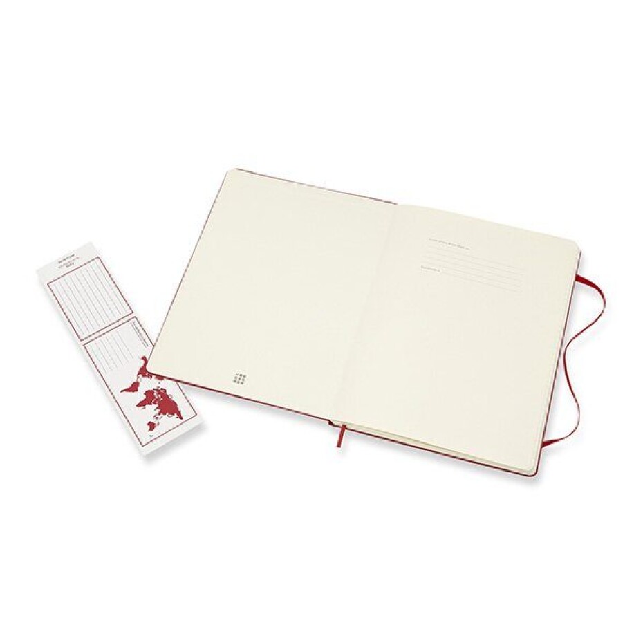 Zápisník Moleskine VÝBĚR BAREV - tvrdé desky - XL, linkovaný 1331/11192 - Zápisník Moleskine - tvrdé desky červený - main (9)