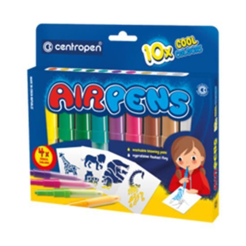 Centropen Foukací fixy AIR PENS 1500 10 ks - main (0)