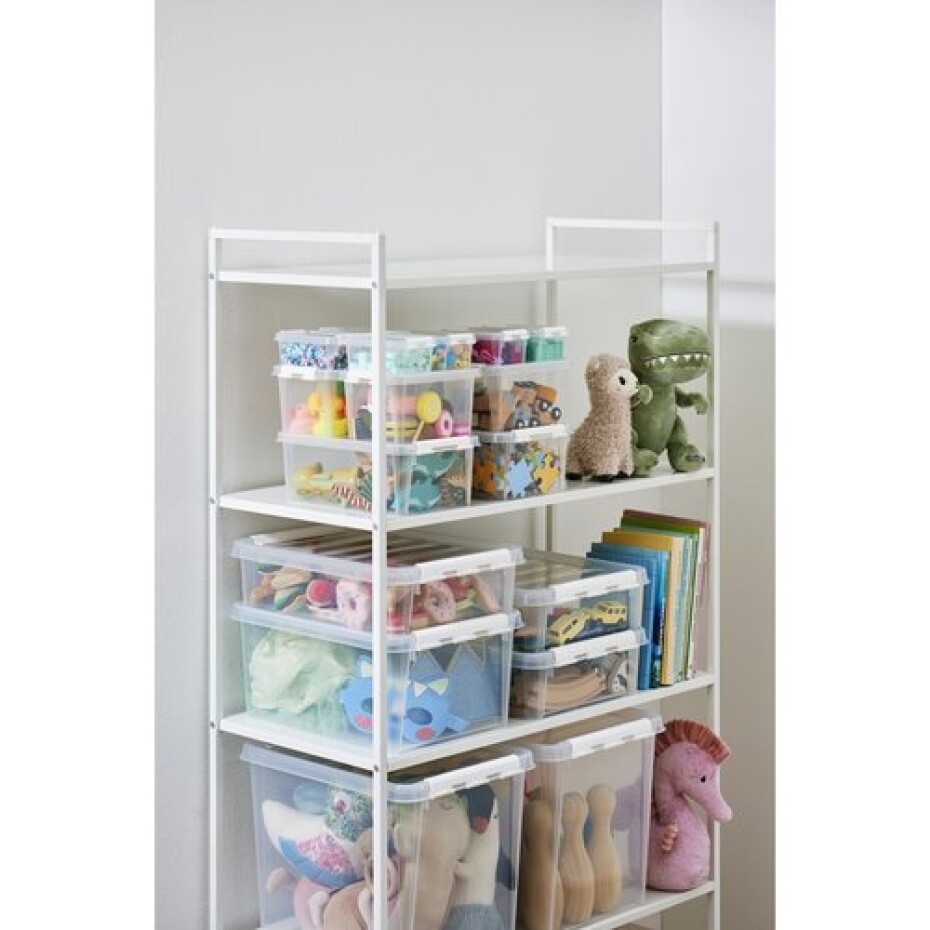 SmartStore Úložný box s bílými klipy Classic, 61 l, 61 l - main (7)