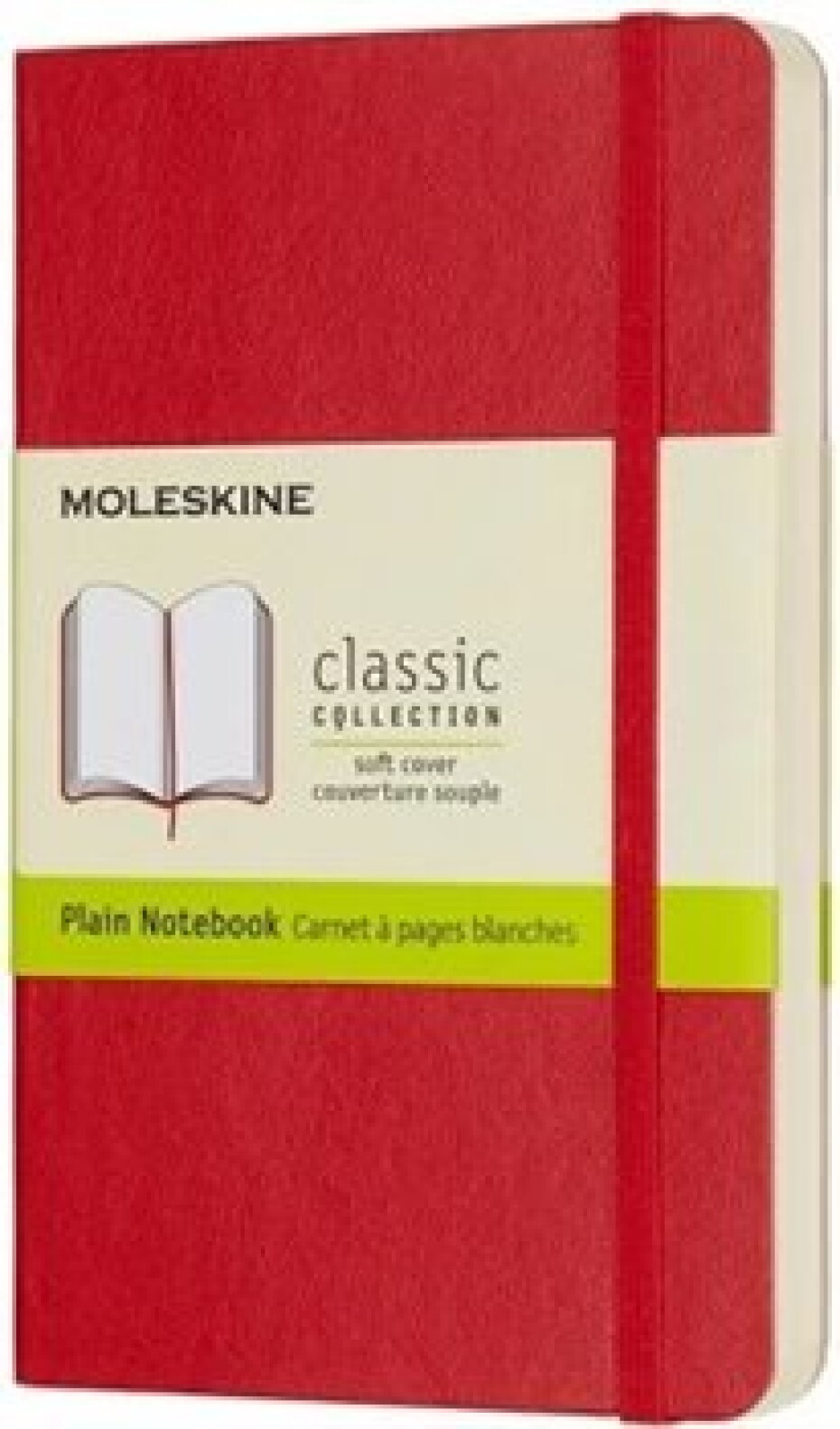 Moleskine Zápisník měkké desky A6 čistý červený - main (0)