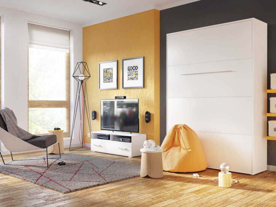 Dig-net nábytek Sklápěcí postel Lenart CONCEPT PRO CP-01 | 140 x 200 cm Barva: Šedá - main (5)