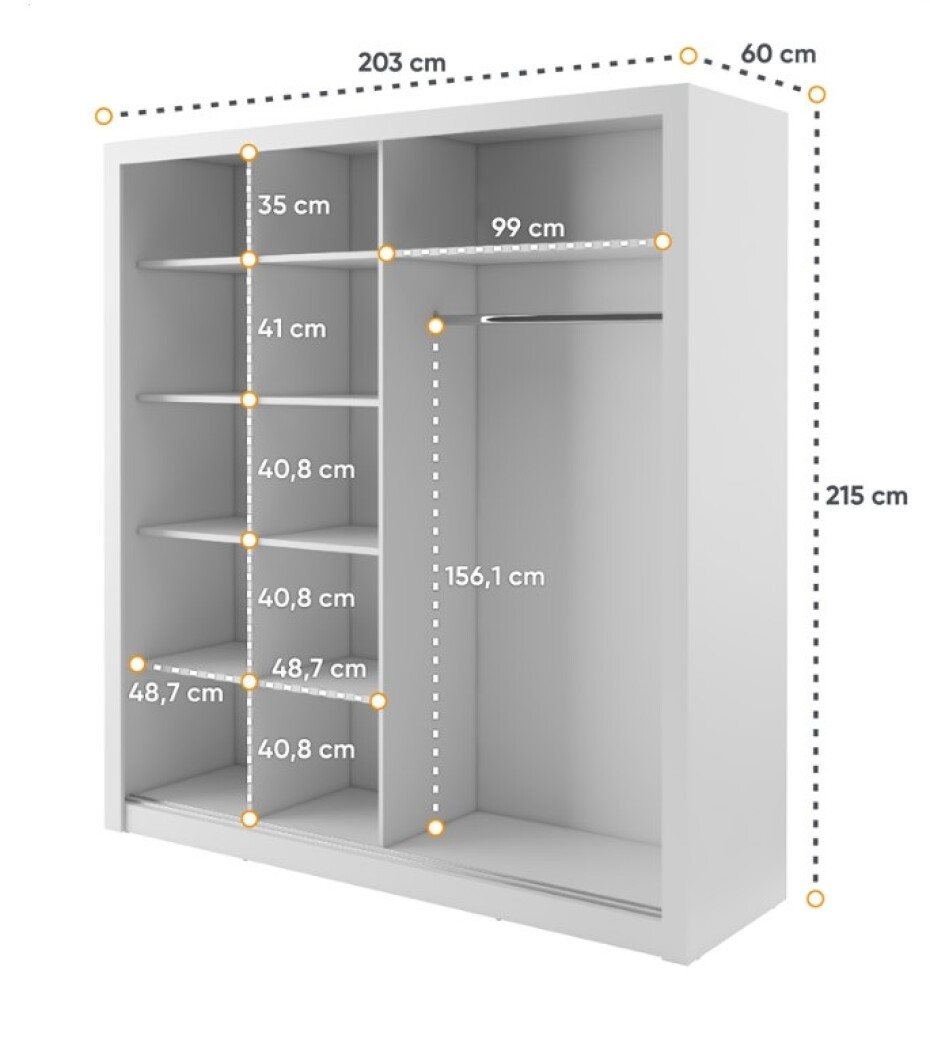 Dig-net nábytek Šatní skříň DELILA ID-12 - main (4)