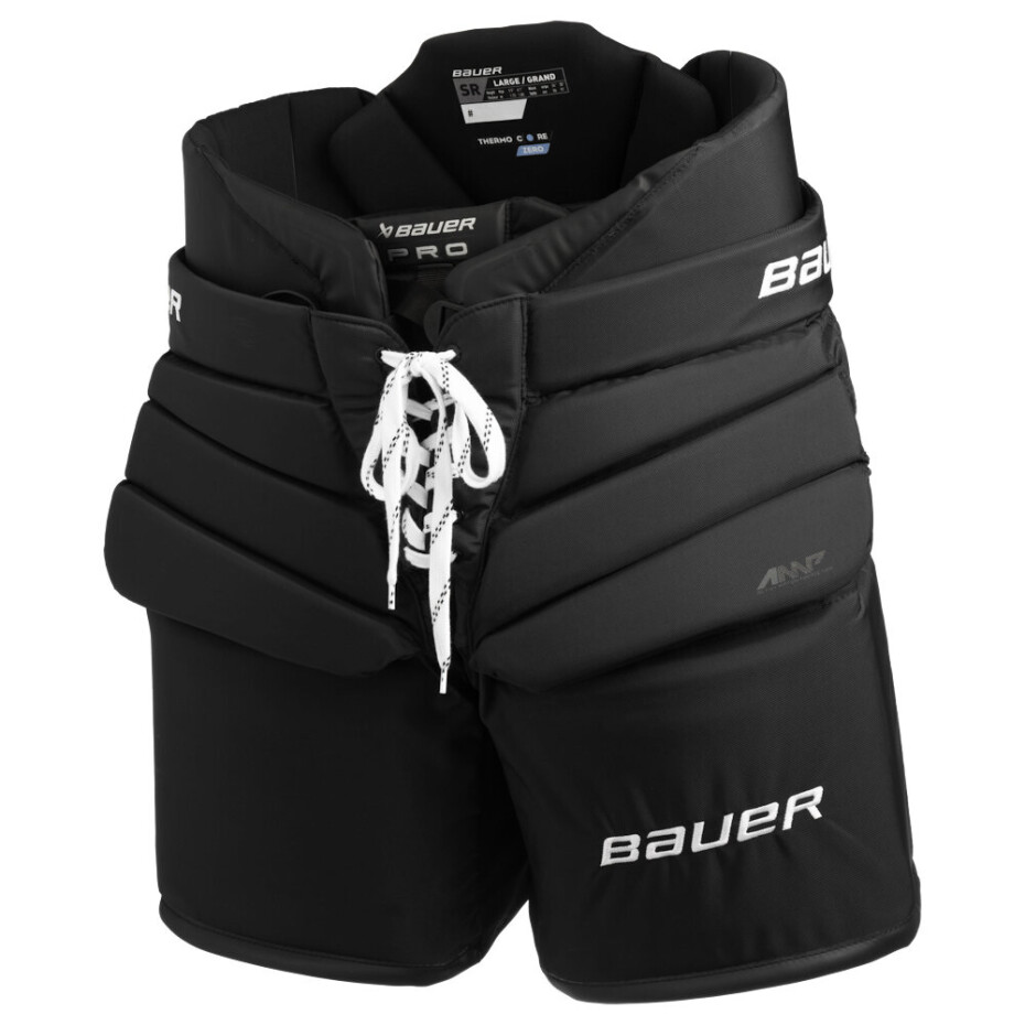 Brankářské hokejové kalhoty Bauer  Pro Black Senior L - main (0)