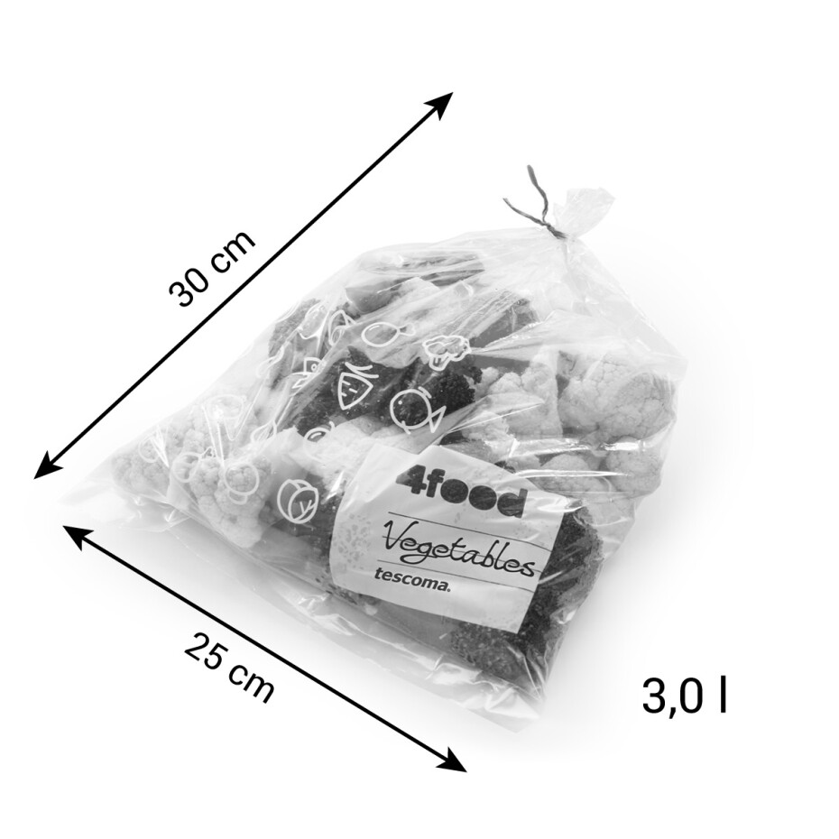 Tescoma Sáčky do mrazničky 4FOOD 25 x 30 cm, 3 l, 40 ks - main (1)