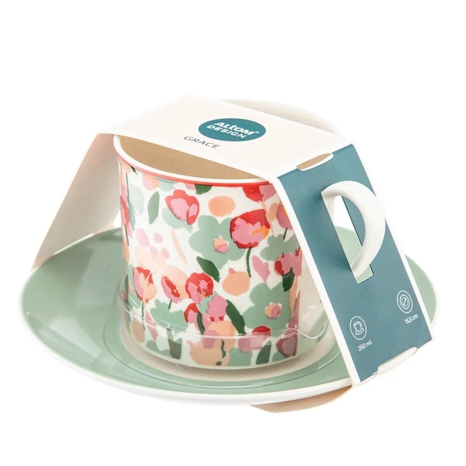 Altom Porcelánový šálek s podšálkem Grace 260 ml - main (7)