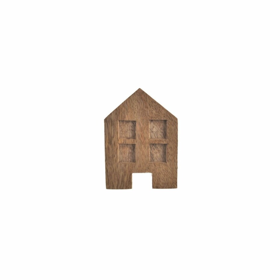 InDecor Domeček z mangového dřeva, 7 x 4 x 10 cm - main (0)