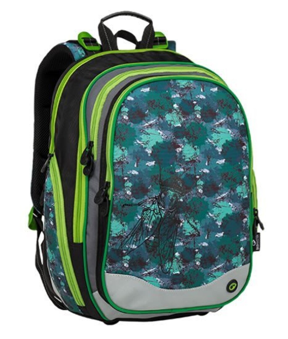 Bagmaster Klučičí školní batoh ELEMENT 9 B BLACK/GREEN/GRAY - main (0)